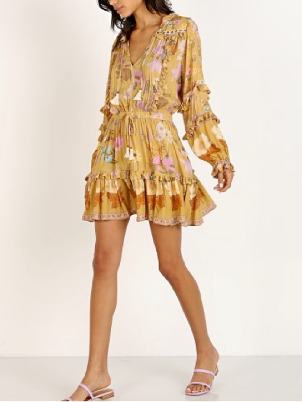 Spell Wild Bloom Playdress in Mustard